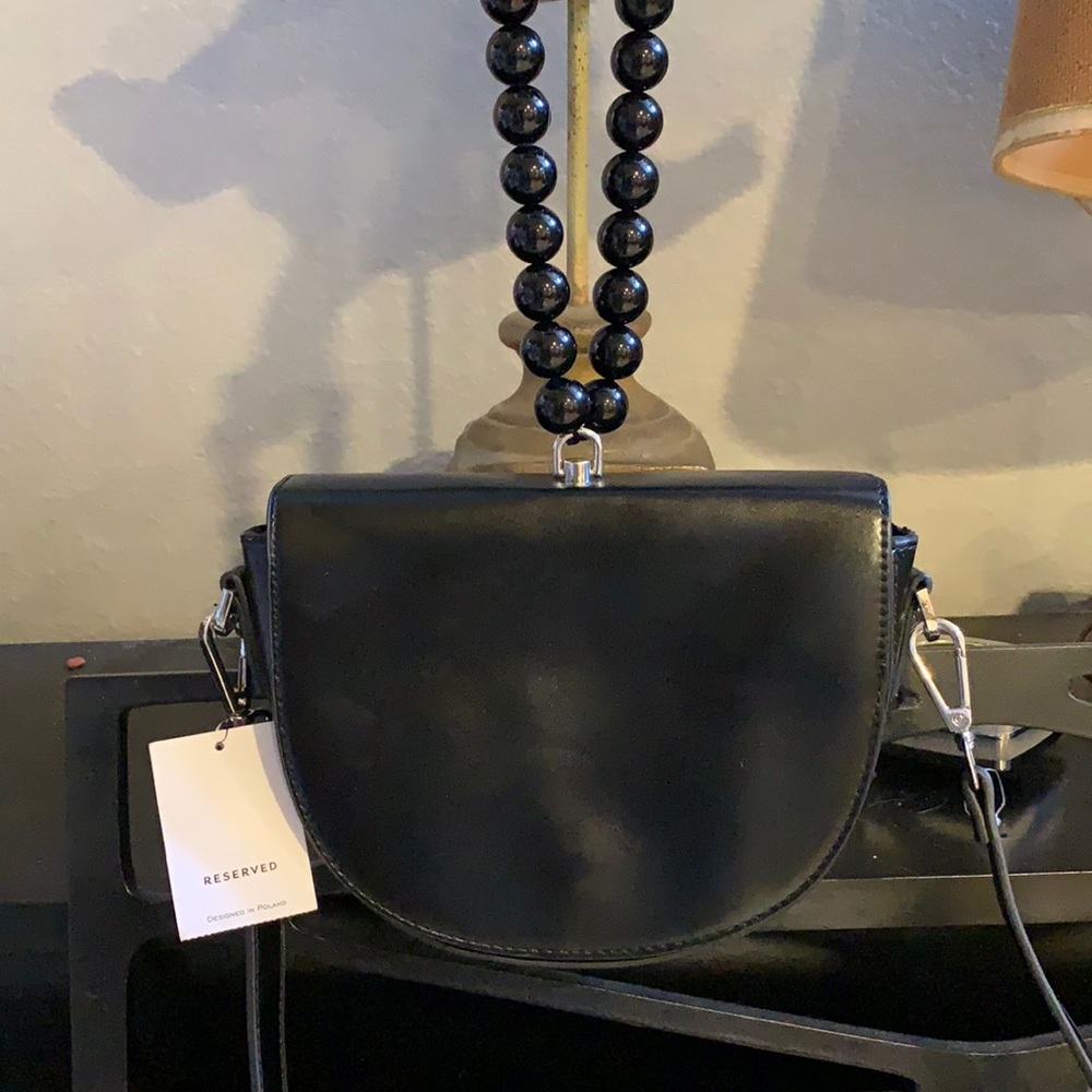 NWT Reserved Black Small Crossbody Bag.